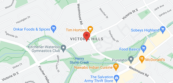 map of A10 -  751 VICTORIA Street S
